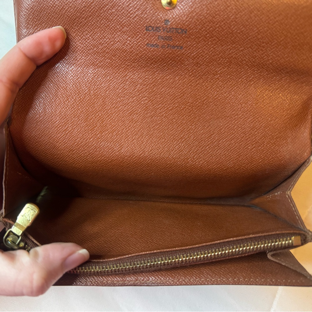 Louis Vuitton Monogram Sarah Long Wallet EUC With Box - Picture 8 of 16